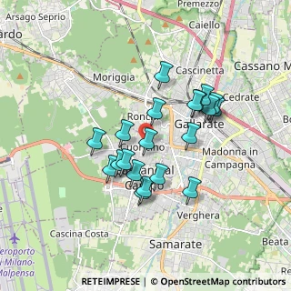 Mappa Via Alberto da Giussano, 21010 Cardano Al Campo VA, Italia (1.4795)
