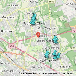 Mappa Via Montello, 21058 Solbiate Olona VA, Italia (2.27182)