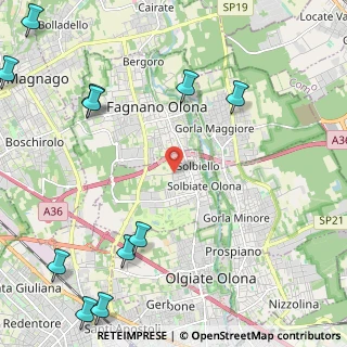 Mappa Via Montello, 21058 Solbiate Olona VA, Italia (3.27455)