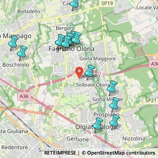 Mappa Via Montello, 21058 Solbiate Olona VA, Italia (2.334)