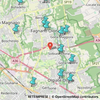 Mappa Via Montello, 21058 Solbiate Olona VA, Italia (2.6175)
