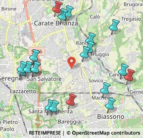 Mappa 20042 Albiate MB, Italia (2.387)