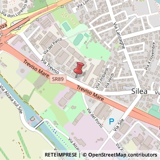 Mappa Via Treviso, 34, 31057 Silea, Treviso (Veneto)