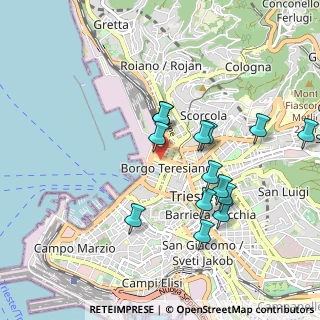 Mappa Via Milano, 34132 Trieste TS, Italia (0.89286)