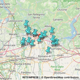 Mappa Via Padergnone, 24050 Grassobbio BG, Italia (10.26471)
