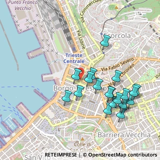 Mappa Piazza Vittorio Veneto, 34132 Trieste TS, Italia (0.507)