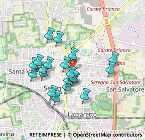 Mappa Via Giovanni Boccaccio, 20831 Seregno MB, Italia (0.768)