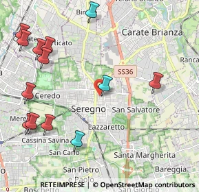 Mappa Via Giovanni Boccaccio, 20831 Seregno MB, Italia (2.64769)