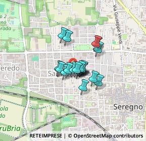 Mappa Via de Bernardi, 20831 Seregno MB, Italia (0.2295)