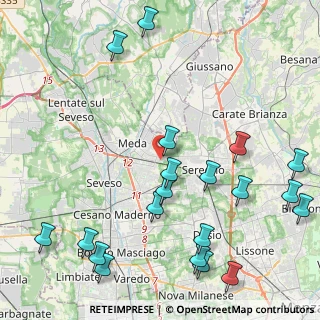 Mappa Via Goito, 20821 Meda MB, Italia (5.5095)