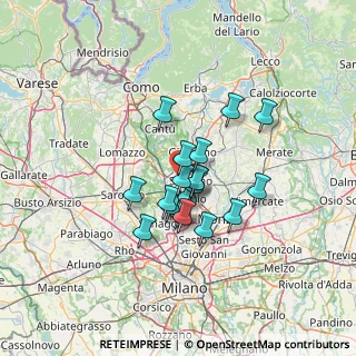 Mappa Via Goito, 20821 Meda MB, Italia (9.5035)