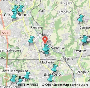 Mappa Via Molino Bassi, 20845 Sovico MB, Italia (3.23688)