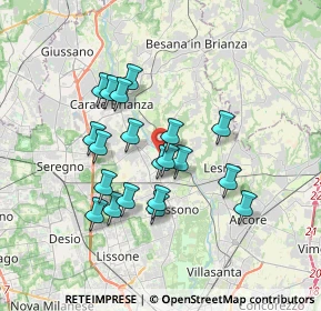 Mappa Via Molino Bassi, 20845 Sovico MB, Italia (3.02)