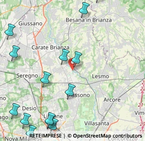 Mappa Via Molino Bassi, 20845 Sovico MB, Italia (5.84214)