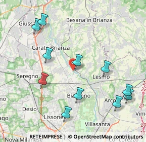 Mappa Via Molino Bassi, 20845 Sovico MB, Italia (4.51273)