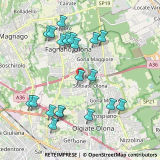 Mappa Via Monte Cimone, 21058 Solbiate Olona VA, Italia (2.255)