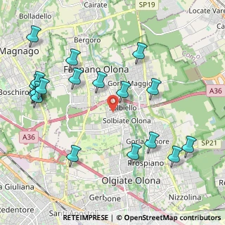 Mappa Via Monte Cimone, 21058 Solbiate Olona VA, Italia (2.45167)