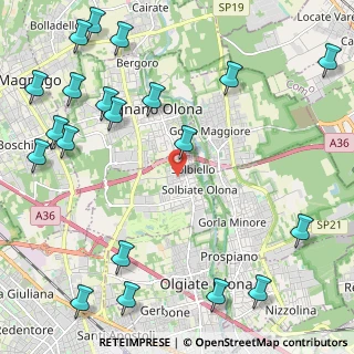 Mappa Via Monte Cimone, 21058 Solbiate Olona VA, Italia (3.0645)