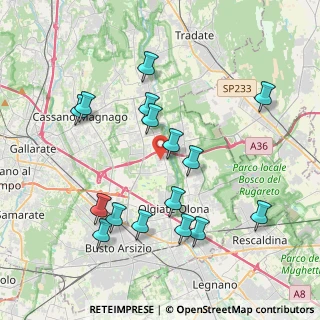 Mappa Via Monte Cimone, 21058 Solbiate Olona VA, Italia (4.04063)