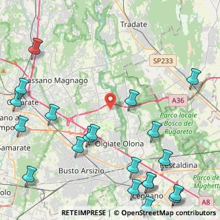 Mappa Via Monte Cimone, 21058 Solbiate Olona VA, Italia (6.3335)