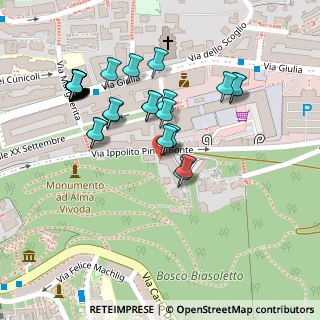 Mappa Via Dei Bonomo, 34126 Trieste TS, Italia (0.12667)