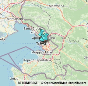 Mappa Via Dei Bonomo, 34126 Trieste TS, Italia (50.5895)