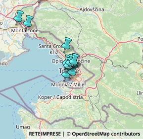 Mappa Via Dei Bonomo, 34126 Trieste TS, Italia (10.31)