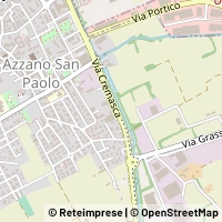 Mapa Azzano San Paolo