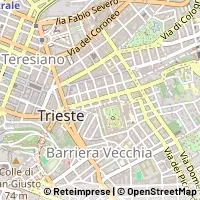 Mapa Trieste