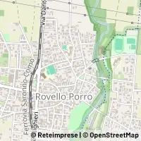 Mapa Rovello Porro