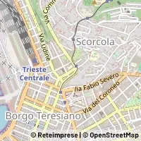 Mapa Trieste