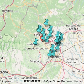 Mappa Piazza Alcide de Gasperi, 36034 Malo VI, Italia (9.3365)
