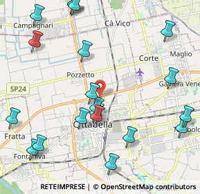 Mappa Via Niccolò Copernico, 35013 Cittadella PD, Italia (2.6145)