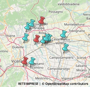 Mappa Via Niccolò Copernico, 35013 Cittadella PD, Italia (11.23417)