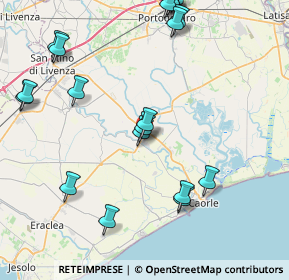 Mappa Via Leonardo Sciascia, 30029 San Stino di Livenza VE, Italia (10.055)
