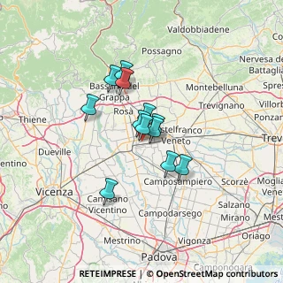 Mappa Via Borgo, 35015 Galliera Veneta PD, Italia (8.76917)