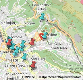 Mappa Universita' degli studi di Trieste, 34127 Trieste TS, Italia (1.3585)