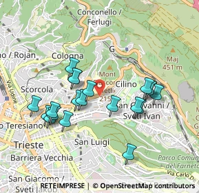Mappa Universita' degli studi di Trieste, 34127 Trieste TS, Italia (0.8705)