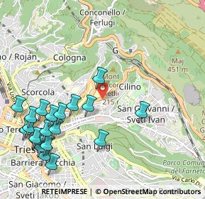 Mappa Universita' degli studi di Trieste, 34127 Trieste TS, Italia (1.2775)