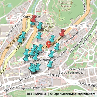 Mappa Universita' degli studi di Trieste, 34127 Trieste TS, Italia (0.22308)