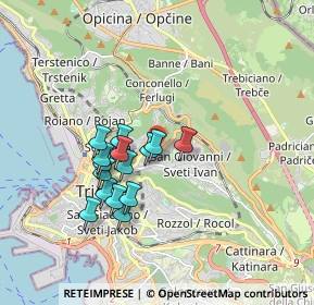 Mappa Universita' degli studi di Trieste, 34127 Trieste TS, Italia (1.44733)