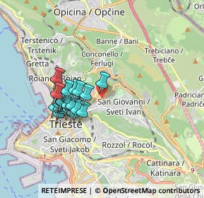 Mappa Universita' degli studi di Trieste, 34127 Trieste TS, Italia (1.481)