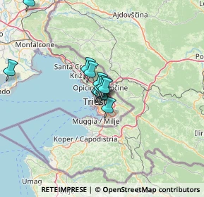 Mappa Universita' degli studi di Trieste, 34127 Trieste TS, Italia (7.9825)
