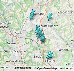 Mappa Via Stelvio, 20831 Seregno MB, Italia (2.47417)
