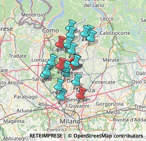 Mappa Via Stelvio, 20831 Seregno MB, Italia (9.675)