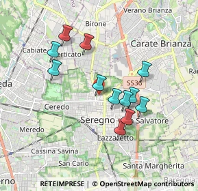 Mappa Via Stelvio, 20831 Seregno MB, Italia (1.5575)