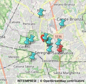 Mappa Via Stelvio, 20831 Seregno MB, Italia (1.32455)