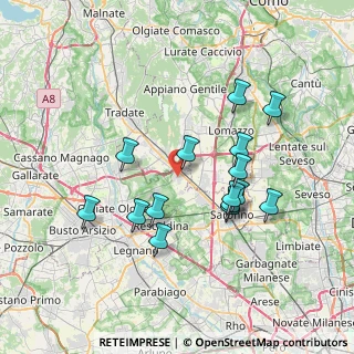 Mappa Via Palestro, 21040 Cislago VA, Italia (6.792)