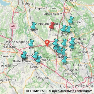 Mappa Via Palestro, 21040 Cislago VA, Italia (7.44895)