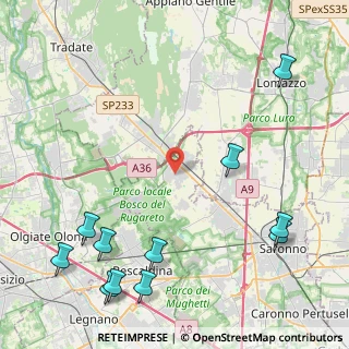 Mappa Via Palestro, 21040 Cislago VA, Italia (6.04818)